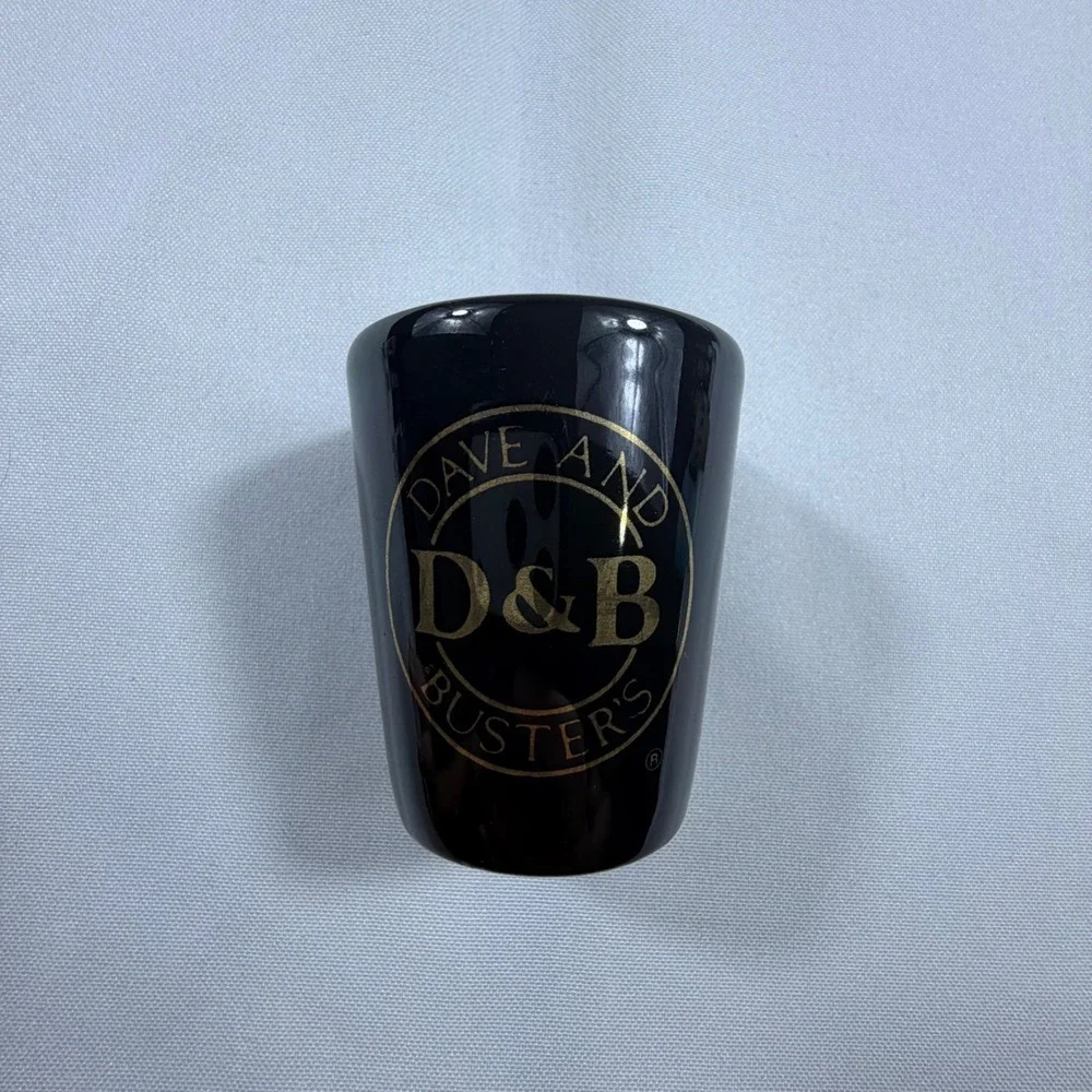 Dave and Busters Shot Glass Lot of 5 Dallas Spring Fling 2002 Arcade Barware